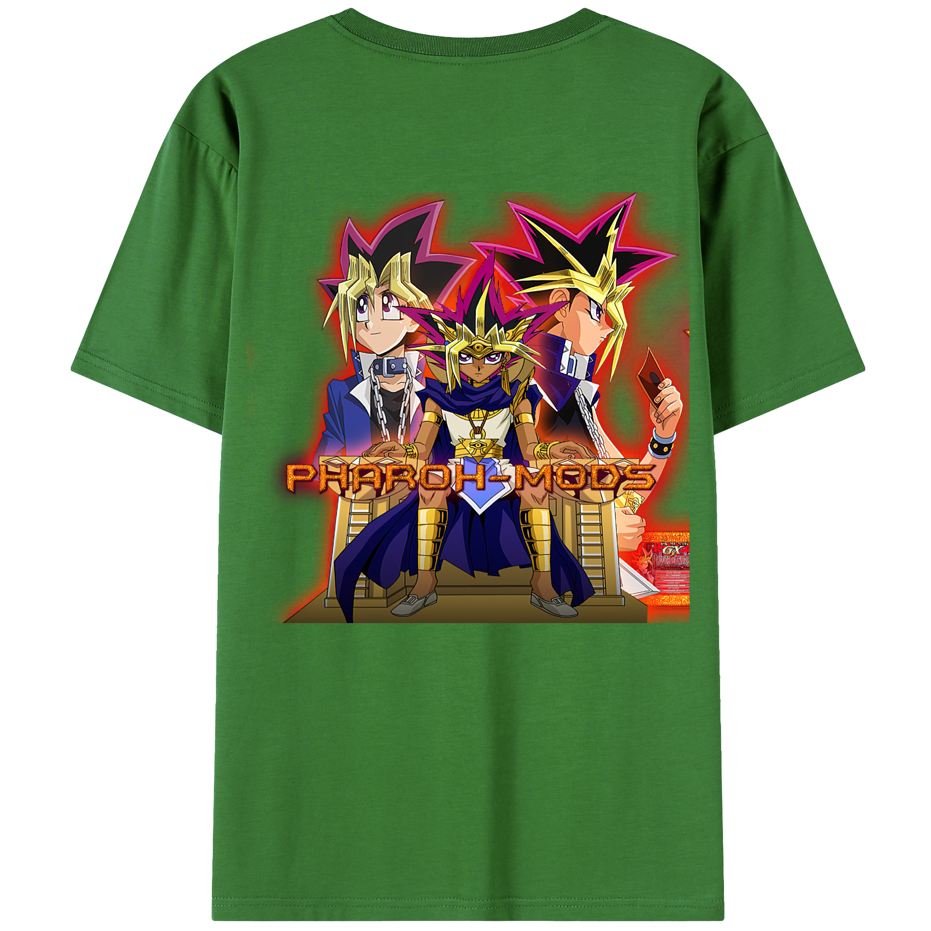 遊☆戯☆王 Yu-Gi-Oh! レディース半袖Tシャツ(バックプリント)